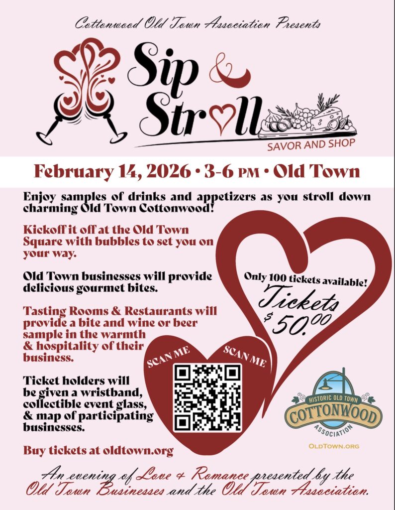 Cottonwood Old Town Sip & Stroll Information